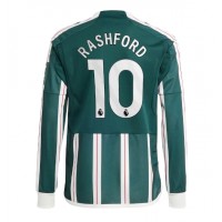 Manchester United Marcus Rashford #10 Replika Bortatröja 2023-24 Långärmad